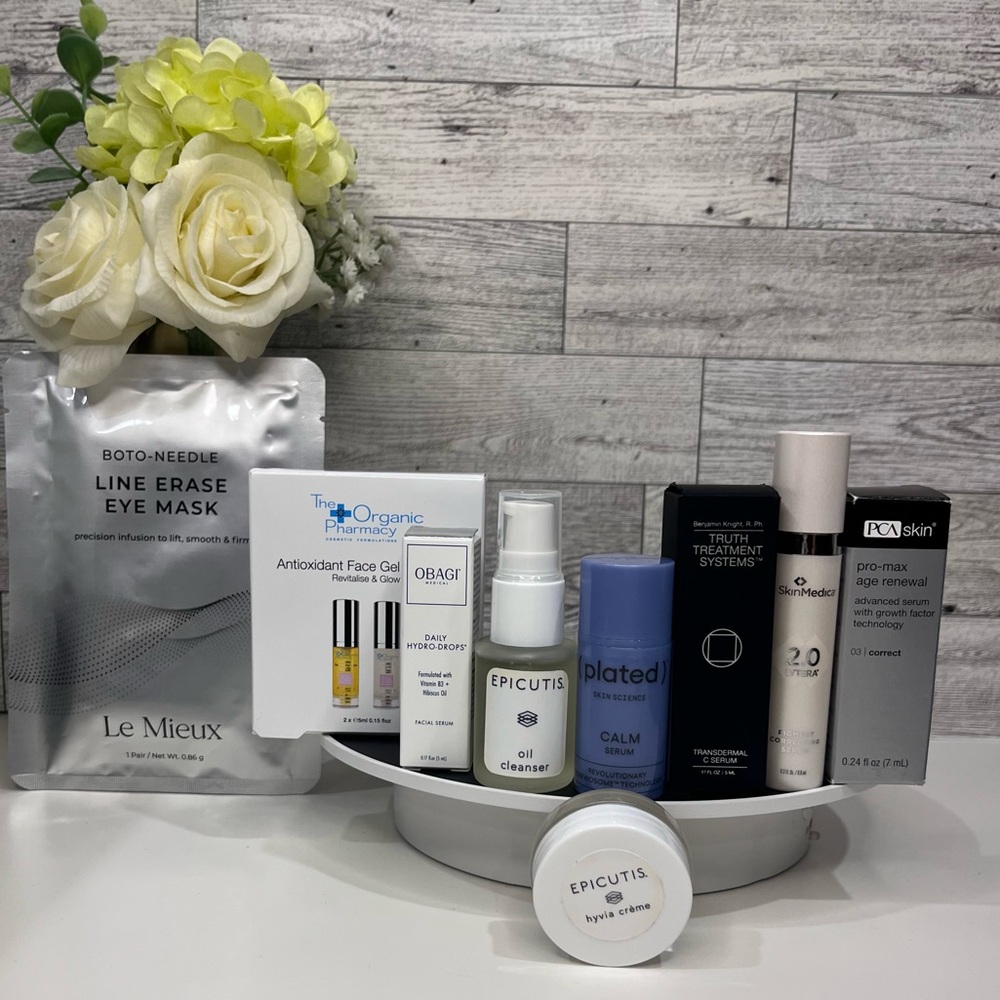 10 Piece Medical Grade Skin Bundle (Plated,Truth Treatments, Epicutis, SkinMedi)